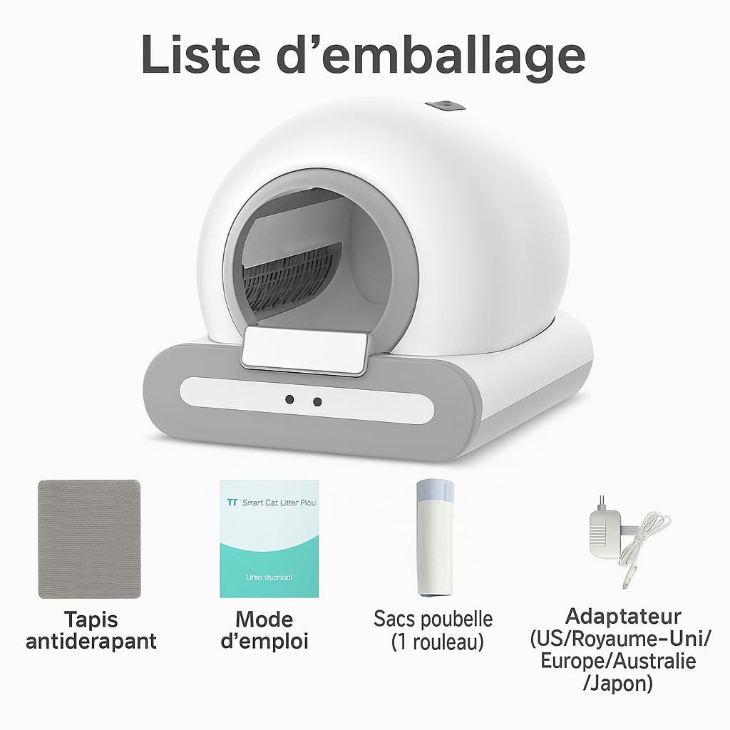 Litière auto-nettoyante